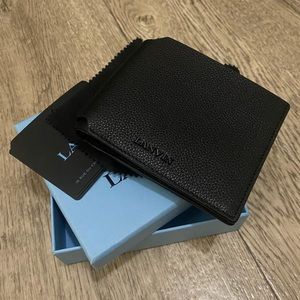 Brand new Lanvin billfold wallet